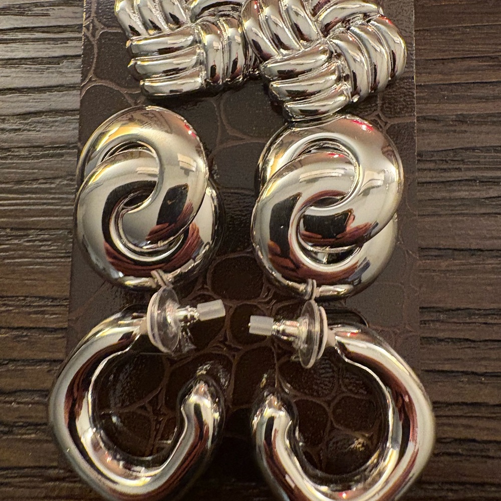NEW Thalia Sodi silver earrings set - Picture 2 of 2